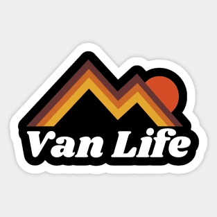 Retro Van Life Sticker